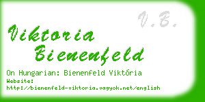 viktoria bienenfeld business card